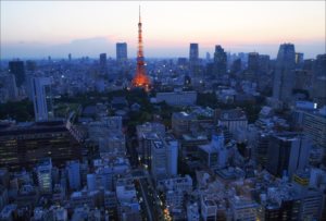 urban_0017 ほぼ東京の都心と摩天楼写真、ポストカード